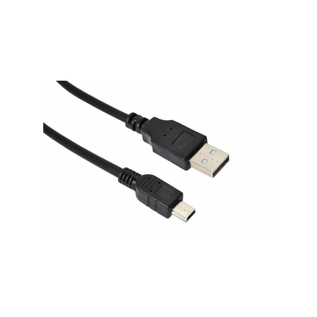 Кабель USB (шт. mini USB – шт. USB A) 0. 2 метра, черный REXANT Кабель USB (шт. mini USB - шт. USB A) 0. 2 метра, черный REXANT — изображение 1
