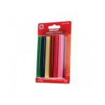 Клеевые стержни d=11,3 мм, L=100 мм, цветные (упак. 12 шт.) (блистер) REXANT