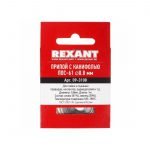 Припой с канифолью ПОС-61 REXANT, 1 м, Ø0.8 мм, (олово 61%, свинец 39%), спираль, конверт — изображение 2