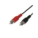 Шнур 2 RCA - 2 RCA, длина 3 метра, черный REXANT