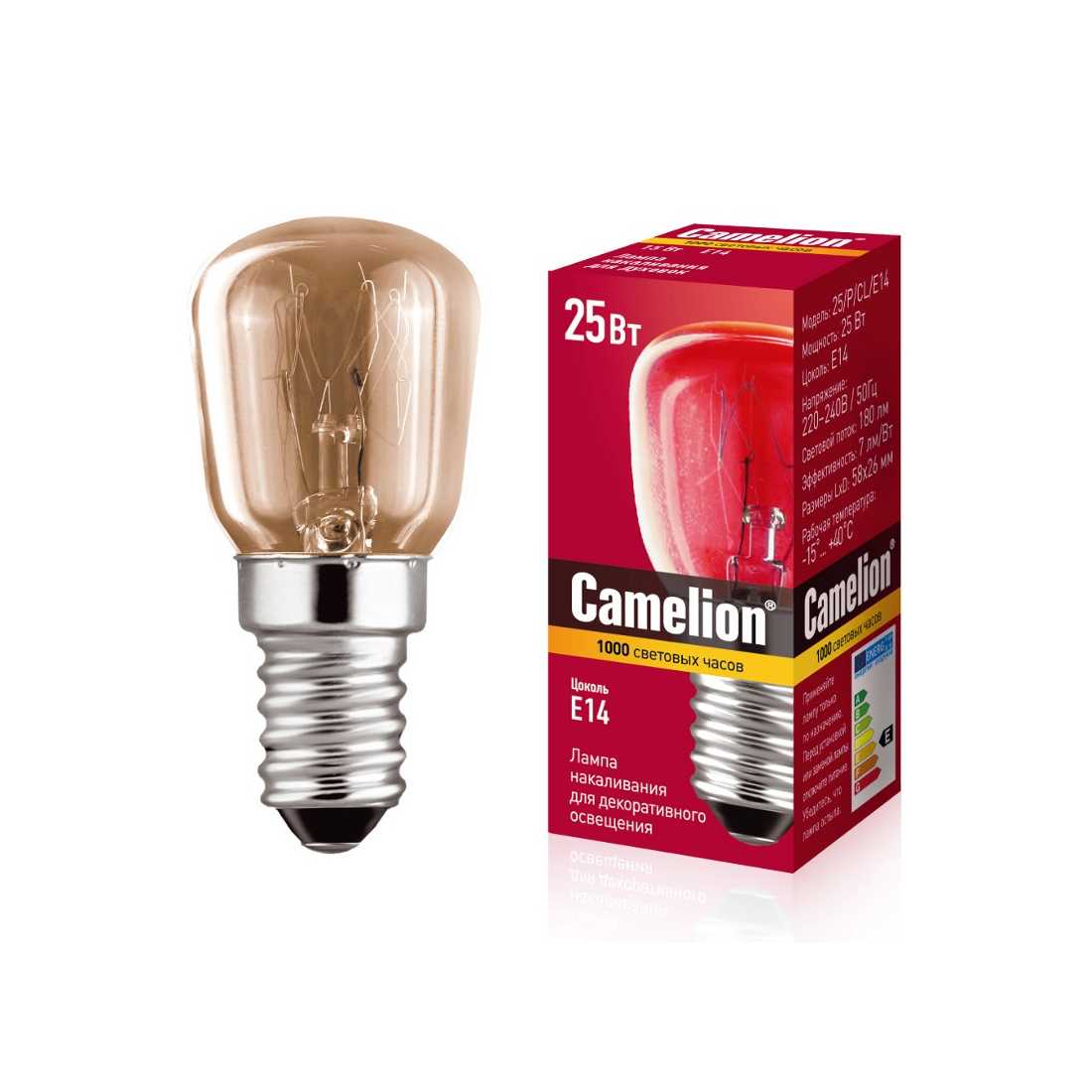 Мини-лампа накаливания Camelion T26