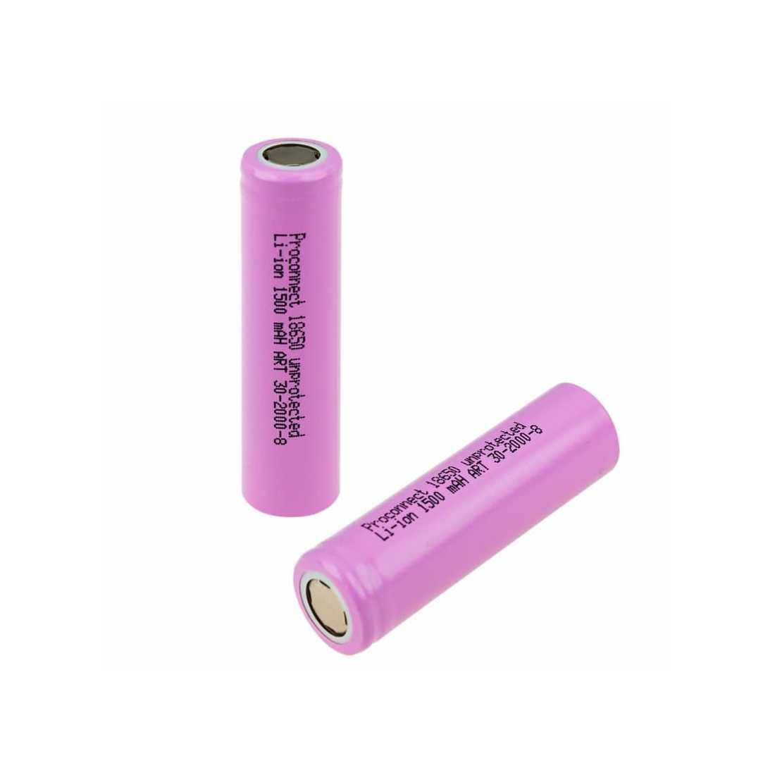 Аккумулятор 18650 unprotected Li-ion 1500 mAH 3. 7 В PROconnect