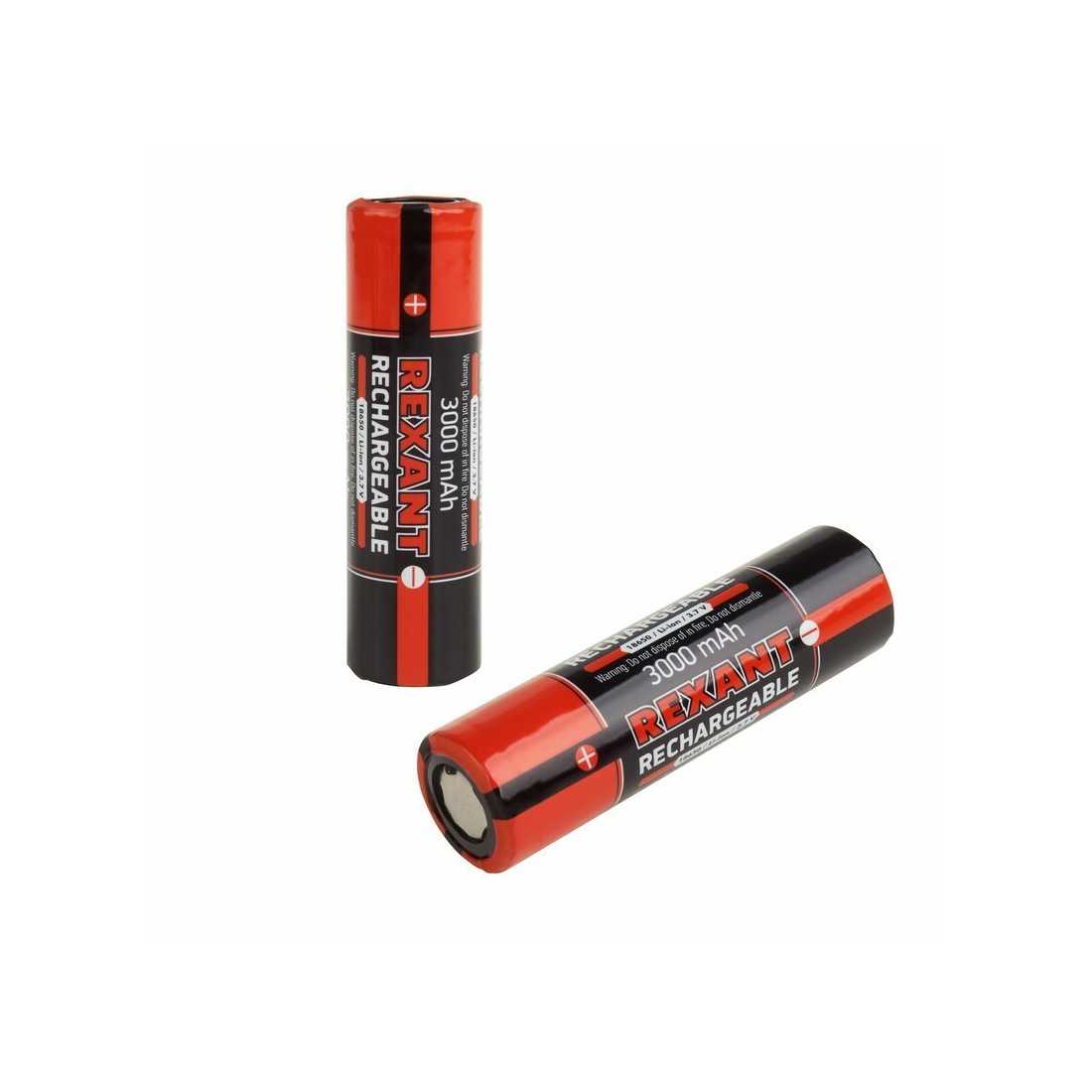 Аккумулятор 18650 unprotected Li-ion 3000 mAH 3. 7 В REXANT