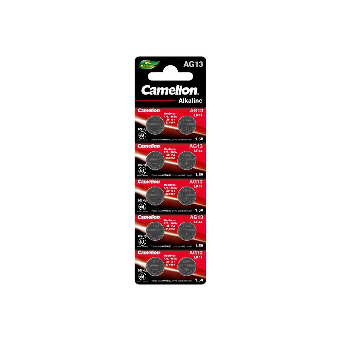 Батарейка Camelion AG13-BP10