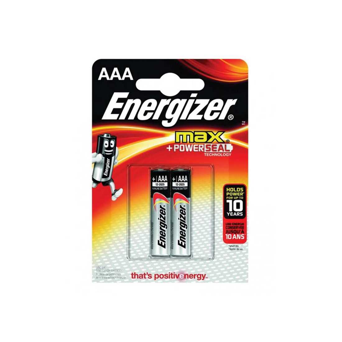 Батарейка ENERGIZER MAX+Power Seal LR03 BL2