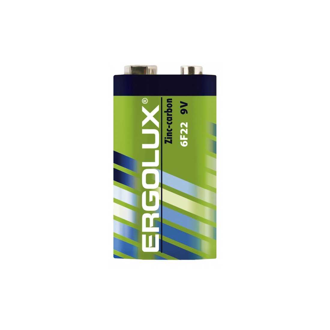 Батарейка Ergolux 6F22SR1
