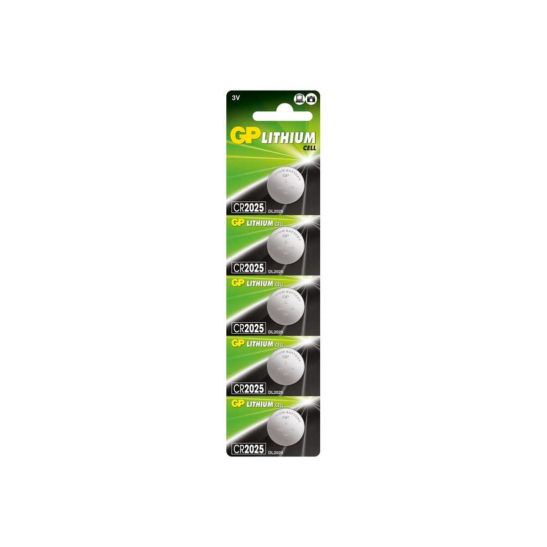 Батарейка GP Lithium CR2025 5BP