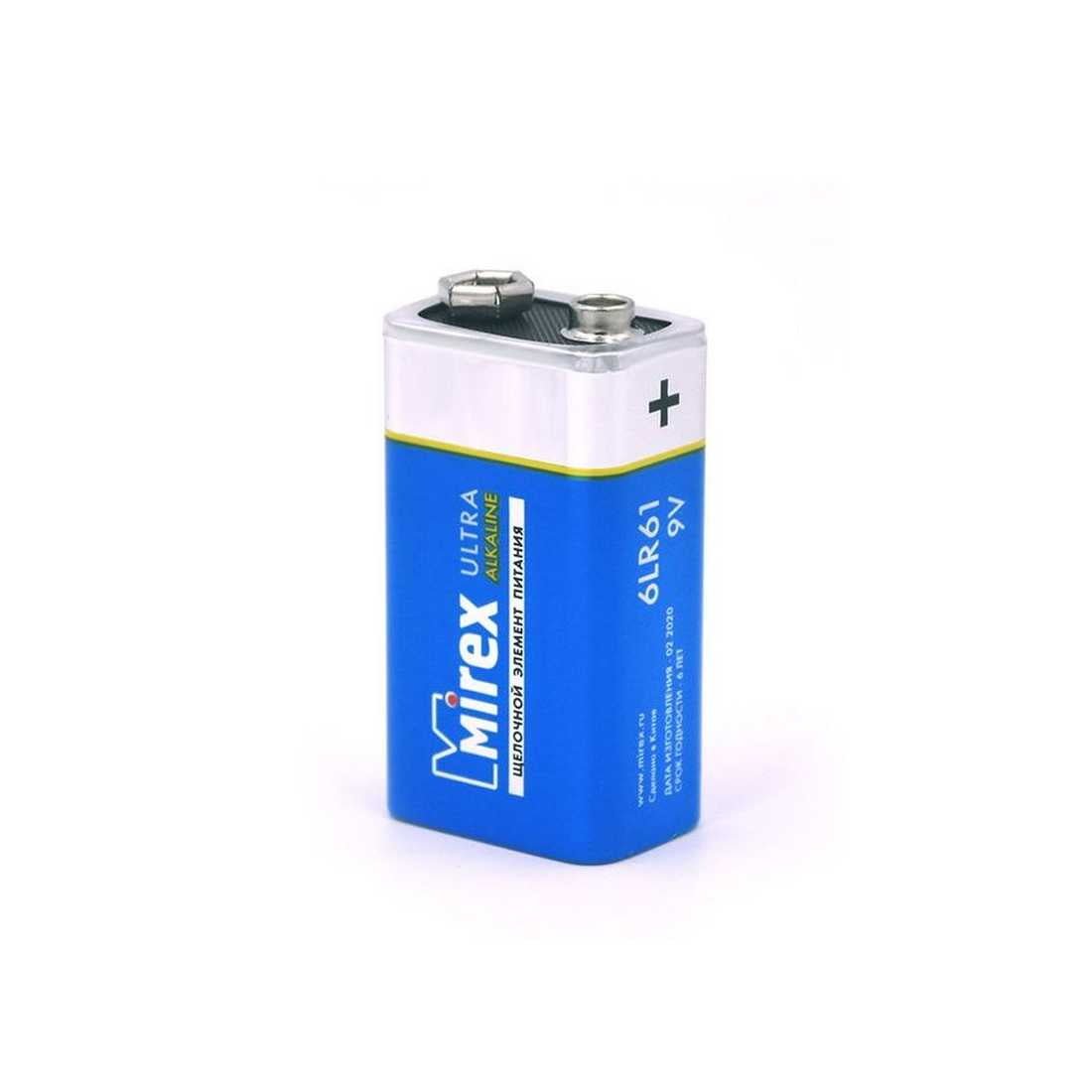 Батарейка Mirex 6LR61 Крона