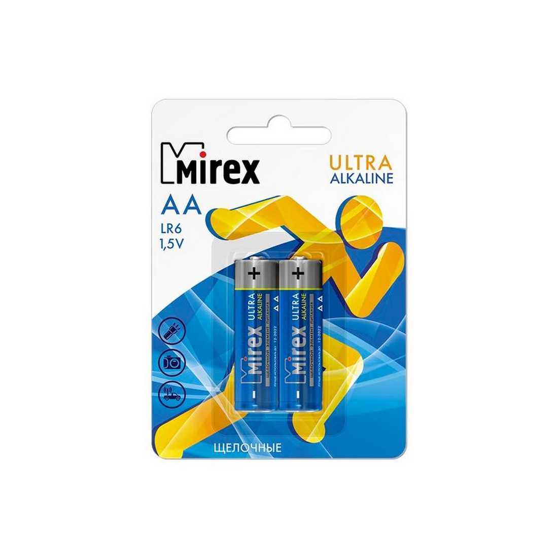 Батарейка Mirex LR6 / AA BL2