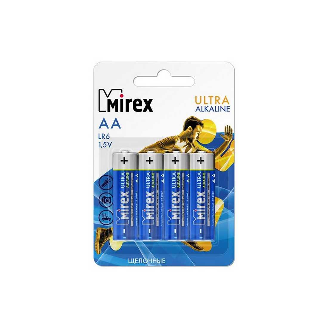 Батарейка Mirex LR6 / AA BL4
