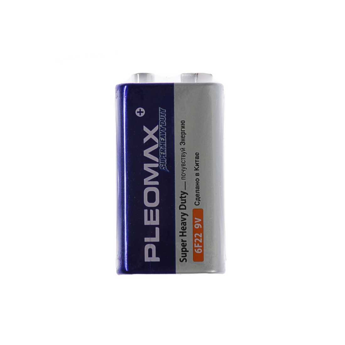 Батарейка PLEOMAX 6F22 SR1
