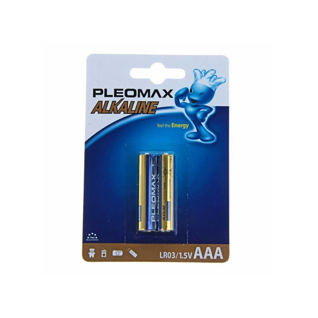 Батарейка PLEOMAX LR03 BL2 Батарейка PLEOMAX LR03 BL2 — изображение 1