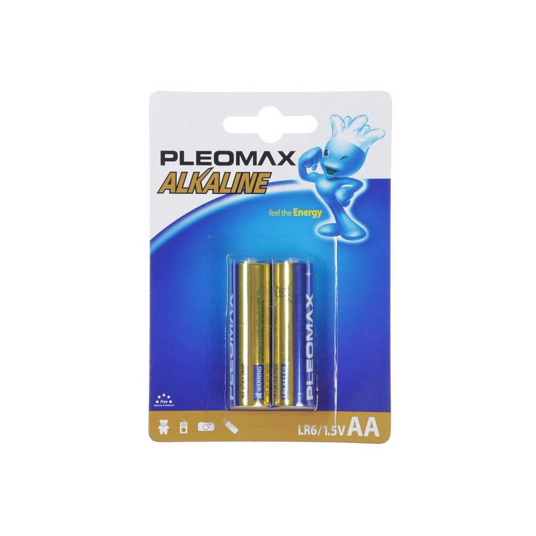 Батарейка PLEOMAX LR6 BL2 Батарейка PLEOMAX LR6 BL2 — изображение 1