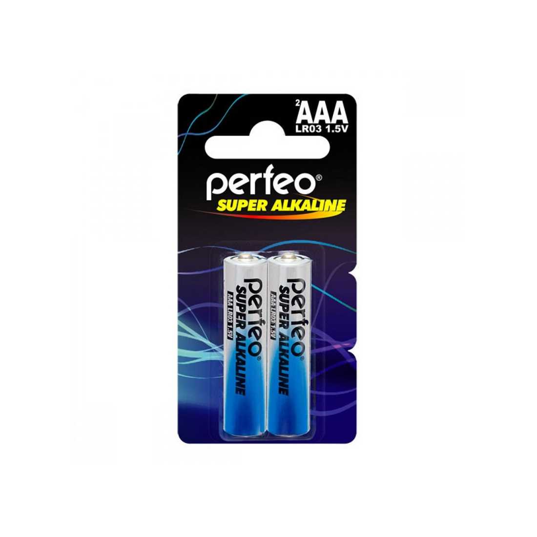 Батарейка Perfeo LR03 2BL mini Super Alkaline Батарейка Perfeo LR03/2BL mini Super Alkaline — изображение 1