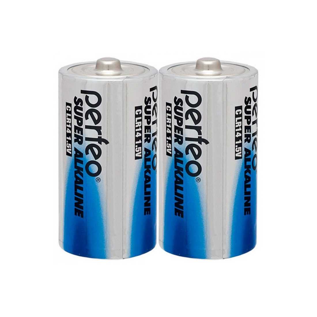 Батарейка Perfeo LR14 2SH Super Alkaline Батарейка Perfeo LR14/2SH Super Alkaline — изображение 1