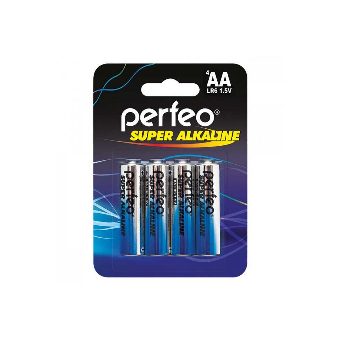 Батарейка Perfeo LR6/4BL Super Alkaline