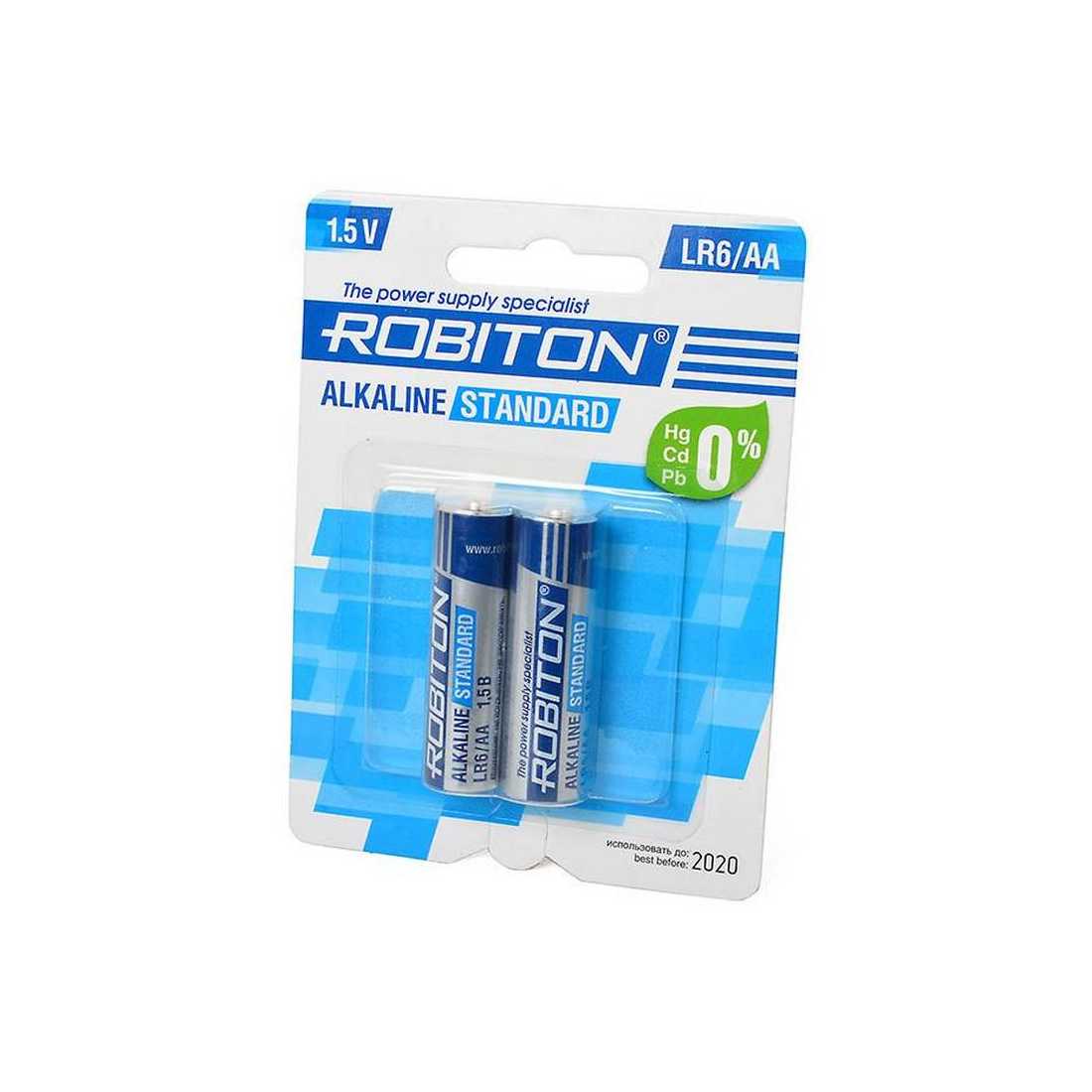 Батарейка ROBITON STANDARD LR6 BL2