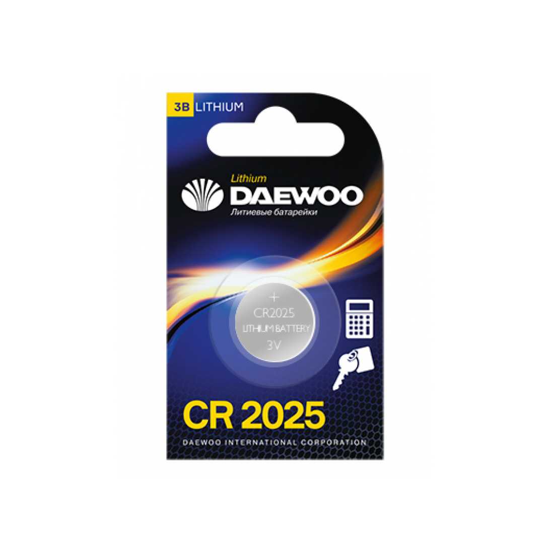 Батарейка DAEWOO CR2025 BP1