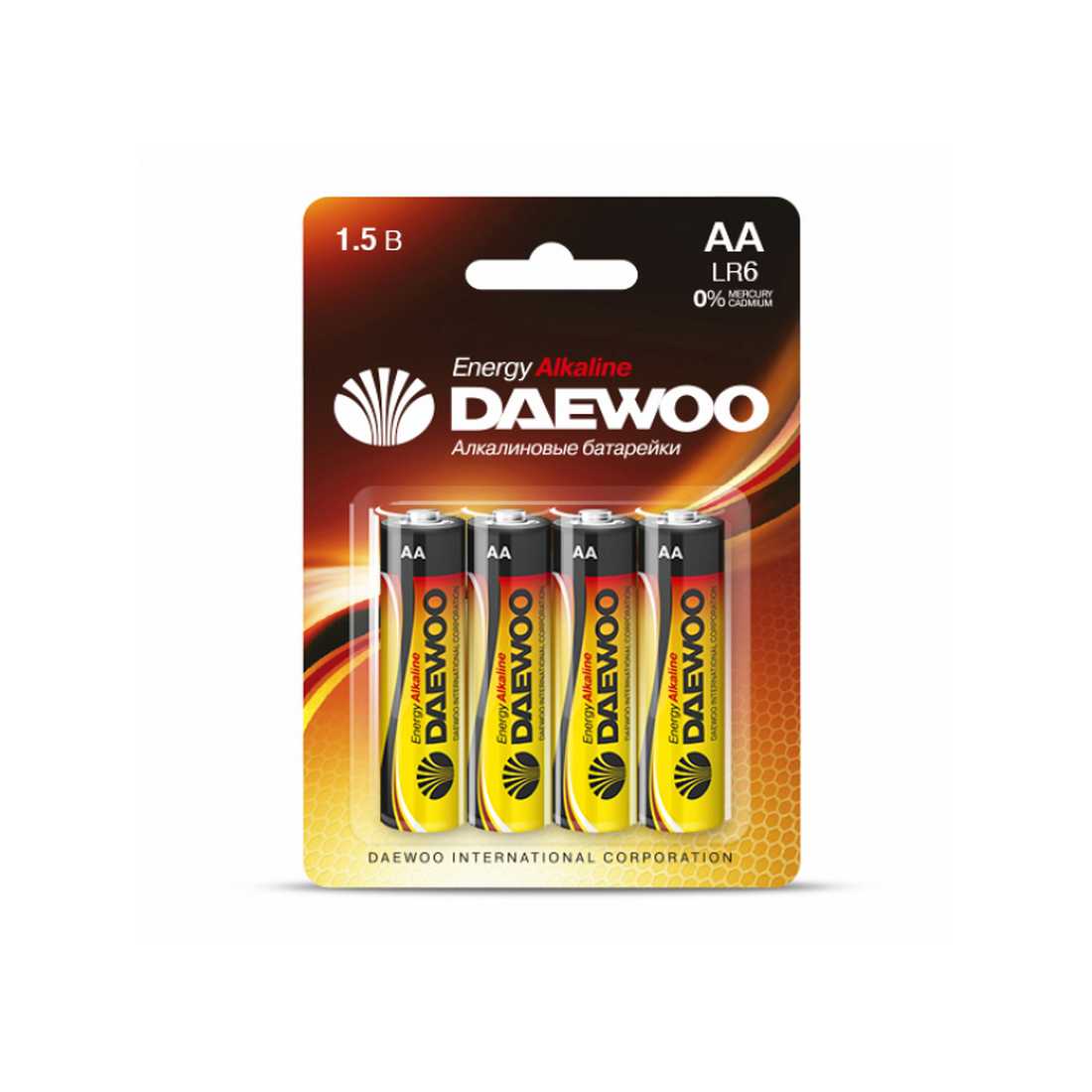 Батарейка DAEWOO ENERGY Alkaline LR6 BL4