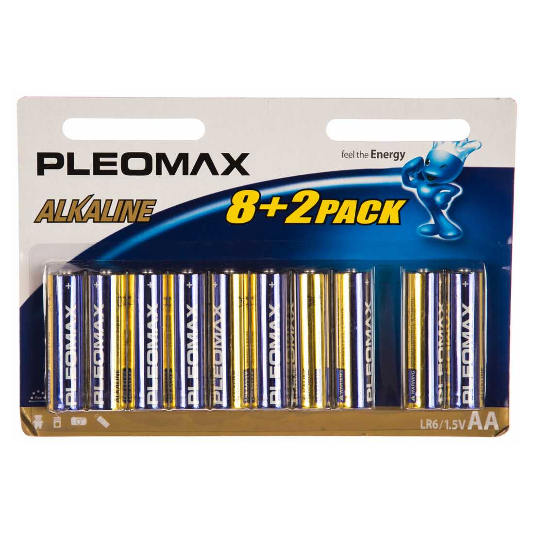 Батарейка PLEOMAX LR6 8+2BL