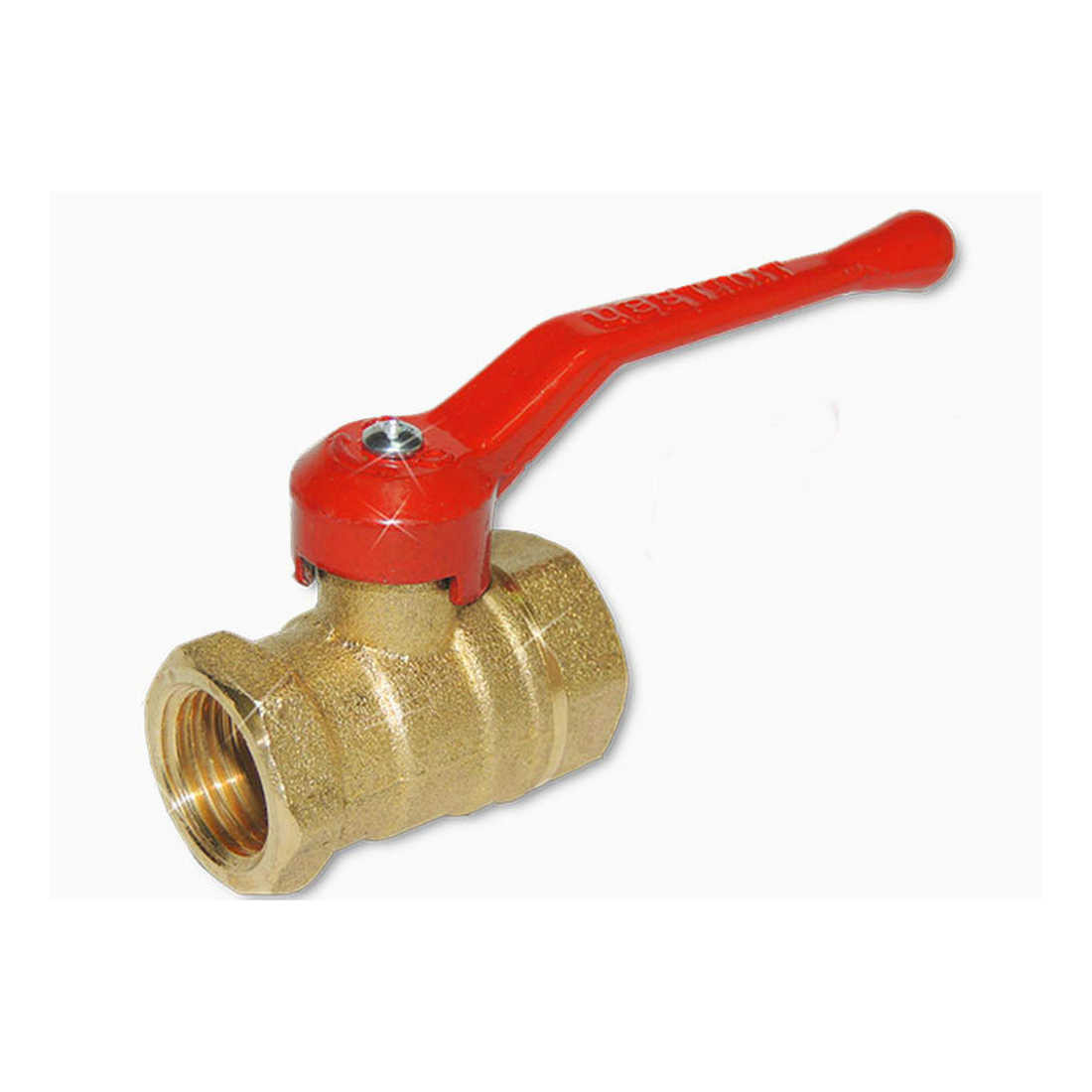 Кран шаровый 1/2" вн.-вн. ручка PN1,6 МПа; Цветлит