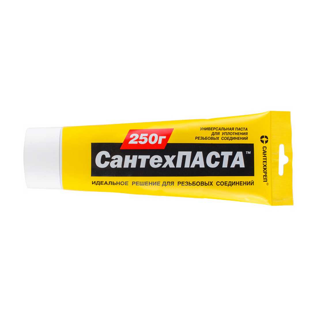 Паста уплотнительная универсальная Сантехпаста 250 гр. (в тубе) (Для уплотнения разьемных резьбовых соединений) (Сантехкреп) (PU250T)