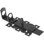 Задвижка дверная 110 мм с проушиной, черн.мат. STARFIX (SMP-75894-1)