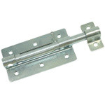 Задвижка дверная 120 мм ЗД-09, белый цинк STARFIX (SMP-10377-1)