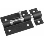 Задвижка дверная 82 мм ЗД-07, черная STARFIX (SMP-06863-1)