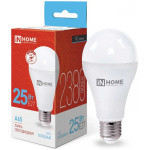 Лампа светодиодная LED-A65-VC 25Вт 230В Е27 6500К 2250Лм IN HOME