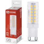 Лампа светодиодная LED-JCD 9Вт 230В G9 4000К 860Лм IN HOME