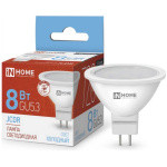 Лампа светодиодная LED-JCDR-VC 8Вт 230В GU5.3 6500К 720Лм IN HOME