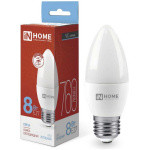 Лампа светодиодная LED-СВЕЧА-VC 8Вт 230В Е27 6500К 760Лм IN HOME