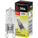 Лампочка галогенная ЭРА G9-JCD-60-230V-CL G9 60Вт капсула теплый белый свет