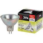 Лампочка галогенная ЭРА GU5.3-JCDR (MR16)-50W-230V-CL GU5.3 50Вт софит теплый белый свет