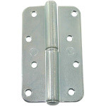 Петля 110 мм левая, белый цинк STARFIX (разъемная) (SMP-77758-1)