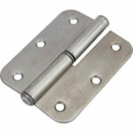 Петля 85 мм левая, белый цинк STARFIX (разъемная) (SMP-72648-1)