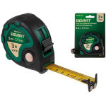 Рулетка 5м/19мм обрезин. корп. ВОЛАТ (3 мех. фиксации, ABS+TPR, 2-х стор. шкала нанесения, 2-х стор. магнитный зацеп) (20070-519)