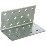 Уголок крепежный равносторонний 100х50х50 мм KUR белый цинк STARFIX (SMP-26437-1)