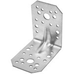 Уголок крепежный усиленный 65х90х90 мм С 2.5 мм белый цинк STARFIX (SMP-104133-1)