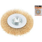 Щетка дисковая гофр.100ммM14 GEPARD (GP0892-100) (плоская, для УШМ, в блистере) (GP0892-100)