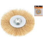 Щетка дисковая гофр.125ммM14 GEPARD (GP0892-125) (плоская, для УШМ, в блистере) (GP0892-125)