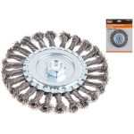 Щетка дисковая косич.125ммM14 GEPARD (GP0890-125) (плоская, для УШМ, в блистере) (GP0890-125)