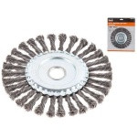 Щетка дисковая косич.180ммх22мм GEPARD (GP0894-180) (плоская, для УШМ, в блистере) (GP0894-180)