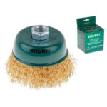 Щетка д/шлиф.маш.чашка гофр. 75мм ВОЛАТ (для УШМ шлифмашины болгарки М14 торцевая крацовка) (81030-75)