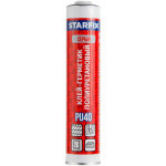 Клей-герметик полиуретановый PU40 STARFIX, серый 300 мл (SM-30218-1)