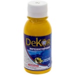 Колер DEKOR №10 ярко-желтый 0,1 кг