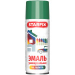 Краска-эмаль аэрозольная универсальная зеленый 6029 STARFIX 520 мл (SM-100057-1)