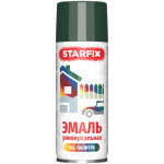 Краска-эмаль аэрозольная универсальная темно-зеленый 6009 STARFIX 520 мл (SM-100037-1)