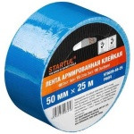 Лента армированная клейкая 50ммх25м синяя STARTUL PROFI (ST9039-48-25) (Скотч армированный) (ST9039-48-25)